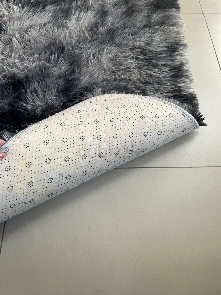 Gray Shaggy and Fluffy Area Rug /Carpet for Cozy Living Spaces63216837042306114