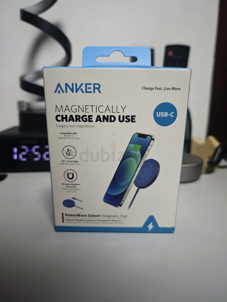 وسادة شحن Anker مغناطيسية بمنفذ USB-C - باور ويف سيليكت+632629345404171123