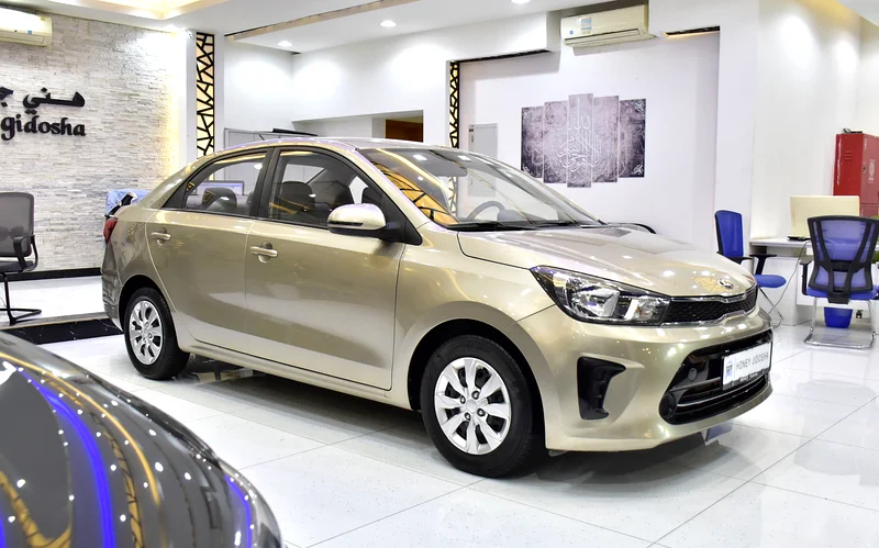 AED 470 EMI at 0% DP | KIA Pegas (2021 Model) in Beige/Gold Color GCC Specs63170837080193112