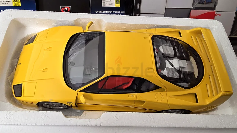 Rare 1/18 Scale Gt Spirit Yellow Ferrari F40 Model - Perfect for Collectors!63223351772161111