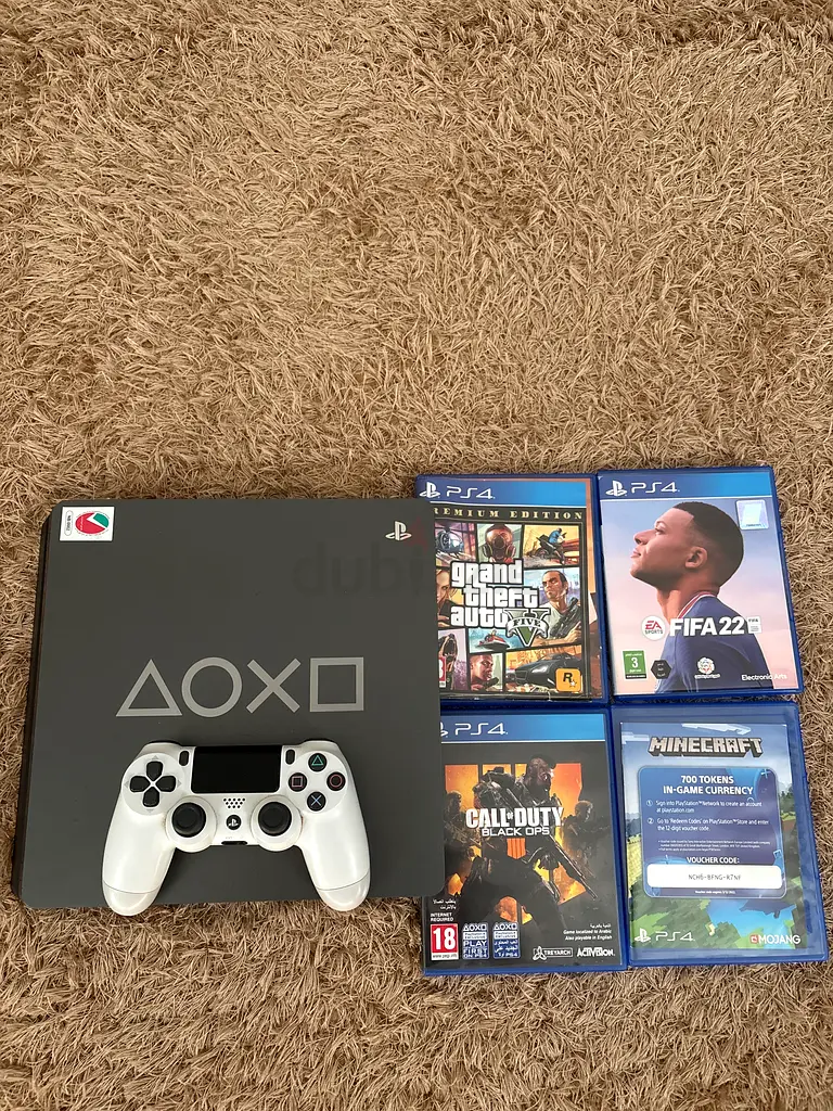 PS4 slim 500 gb +4games