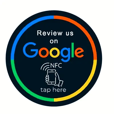 NFC Google review stand