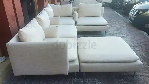 Selling Ikea Soderhamn Corner Four seater Beieg without footstool