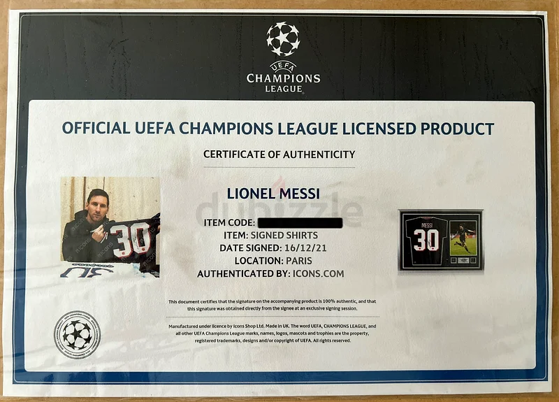 Framed Signed Lionel Messi Jersey - A Must-Have Collectible!63208861154307112