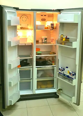 Huge size Semiense fridge for sale side by side 2 doors