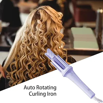 Automatic Hair Curler for Long Hair Crimping Rotating Iron