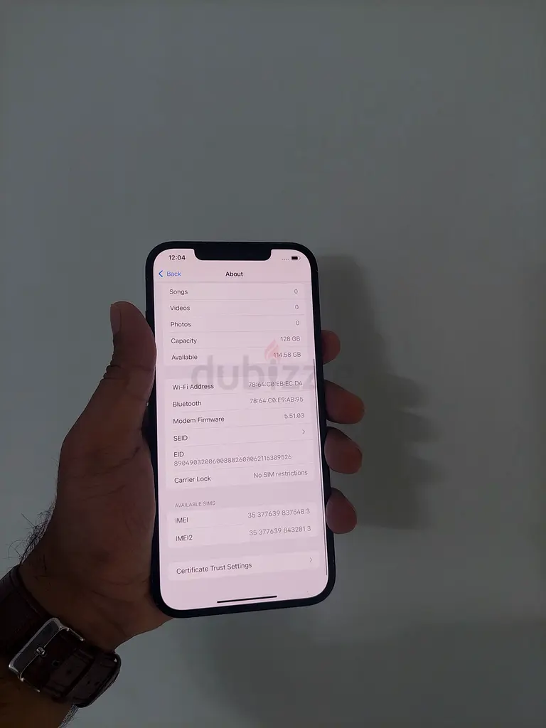آيفون 12 برو ماكس 128 جيجابايت أصلي
