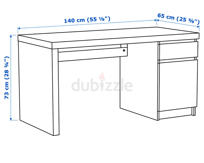 IKEA desk (Malm) and Office Chair632223472558101118