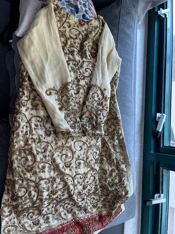 Women traditional Pakistani clothes wedding guest
