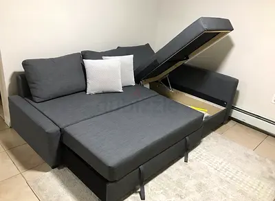 IKEA FRIHETEN L shape sofa bed
