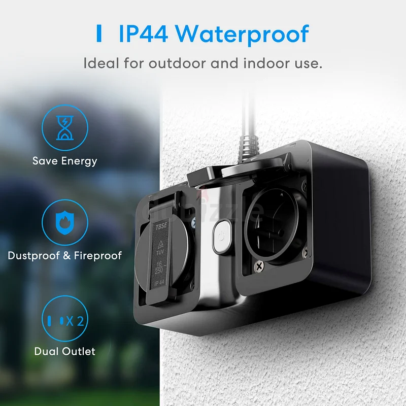 Meross Smart Wi-Fi Indoor/Outdoor Plug63263517324163111