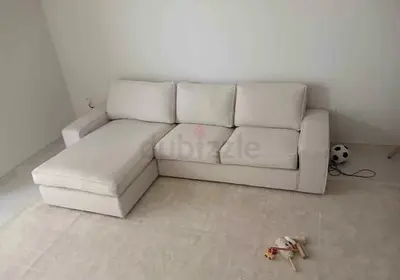 In brand new condition ikea kivik Lshape sofa beige