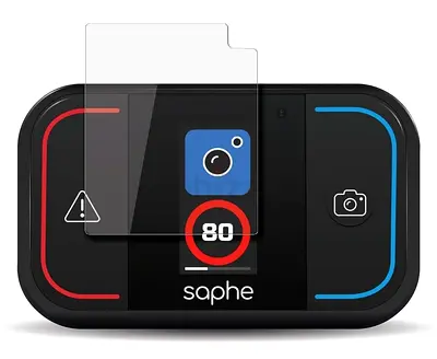 Saphe Drive Mini Traffic Alarm, Speed Camera Detection and Warning System for Car with Colour