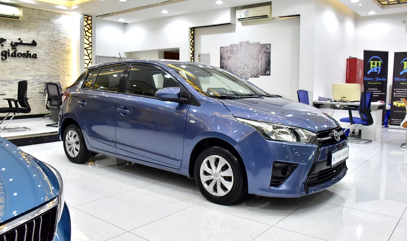EXCELLENT DEAL for our Toyota Yaris SE ( 2015 Model ) in Blue Color GCC Specs63147688218114112