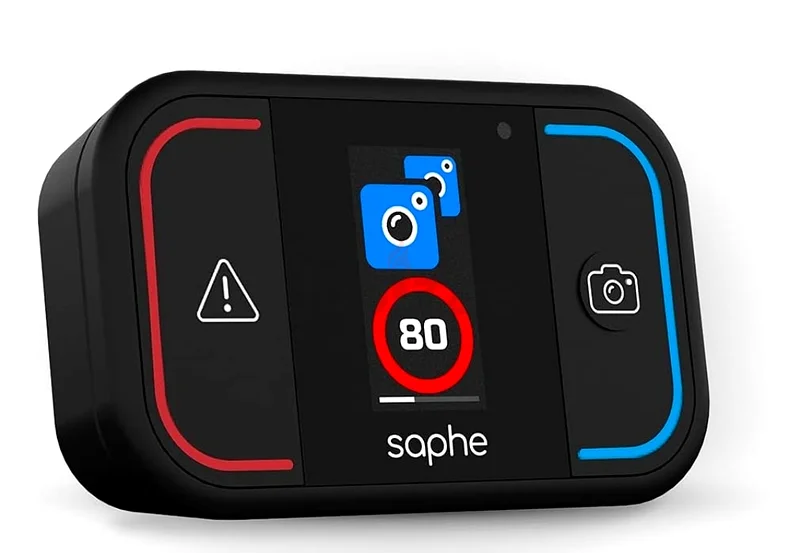 Saphe Drive Mini Traffic Alarm, Speed Camera Detection and Warning System for Car with Colour63263524333827111