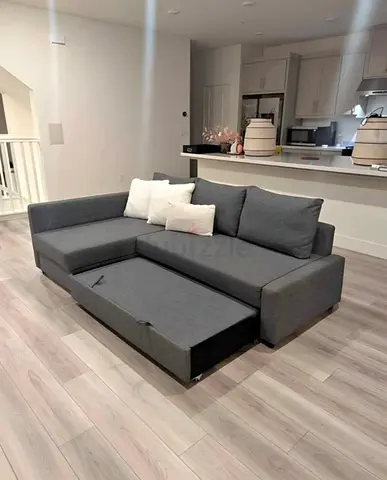 IKEA L shape sofa bed