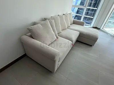 IKEA Gronlid L shape Sofa bed Beige like a brand new