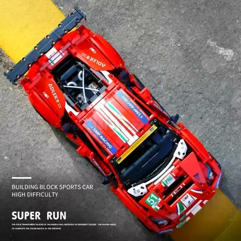 Selling my LEGO compatible Ferrari 488 GTE “AF Corse #51” - same as LEGO model # 42125 - 1684 pcs63207401235586112