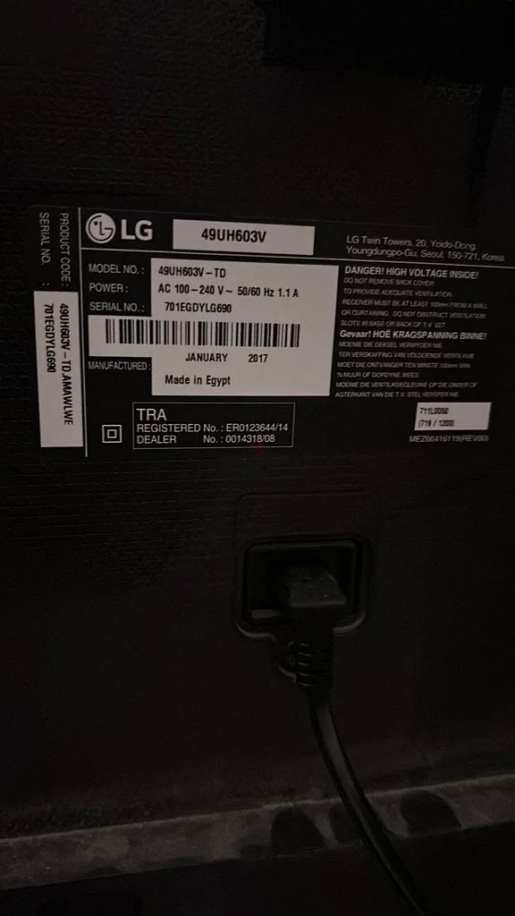 LG 49UH603V - TD (49 بوصة)63259177141889111