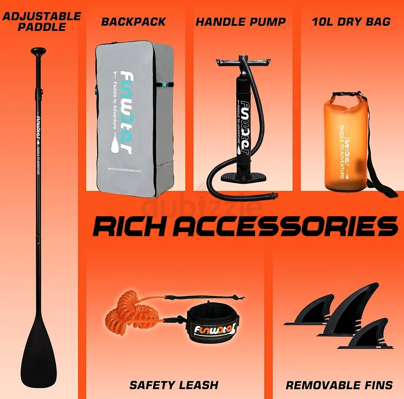 FunWater Inflatable Paddleboard Set for Thrilling Water Adventures!63170414014209114