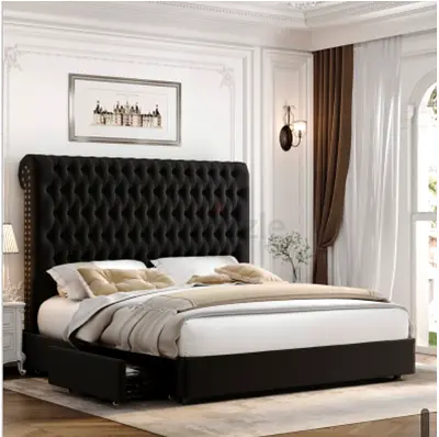 Luxurious Modern Bed with Storage – Perfect for Your Dream Bedroom