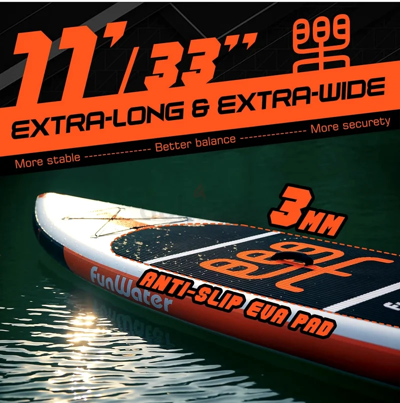 FunWater Inflatable Paddleboard Set for Thrilling Water Adventures!63170414014209112