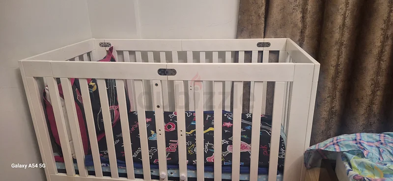 Charming White Crib for Sale - Perfect for Your Baby!Foldable light weight ideal Size for small $%&a63206877577602112