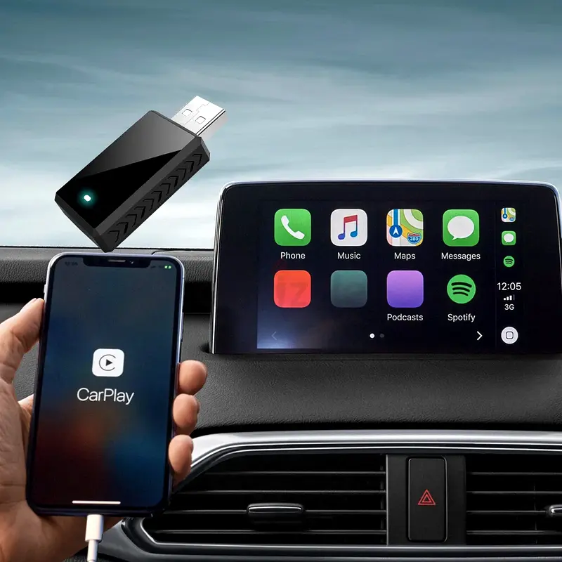 Wired To Wireless Carplay Android Auto AI Box USB Plug63261827145857112