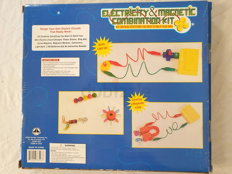 Discover the Wonders of Electricity: Magnetic Combination Kit!63226786356353111