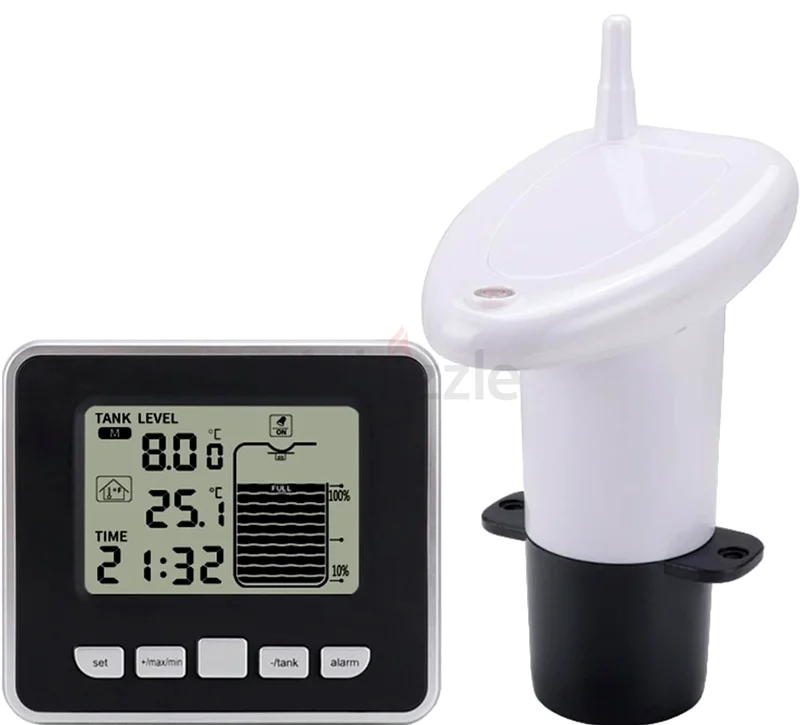Water level indicator Wireless Ultrasonic Water Tank Liquid Level Meter Temperature Sensor63263517380353113
