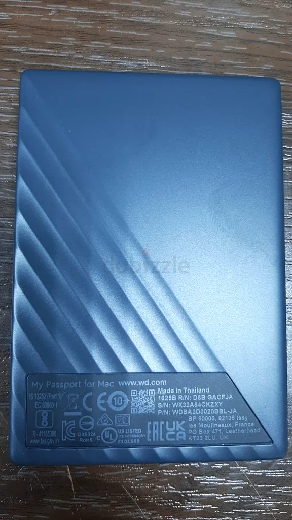 Western Digital Hard Drive My Passport For Mac Portable (WDBA2D0020BBL-WESN) 2TB Midnight Blue632581465404191115