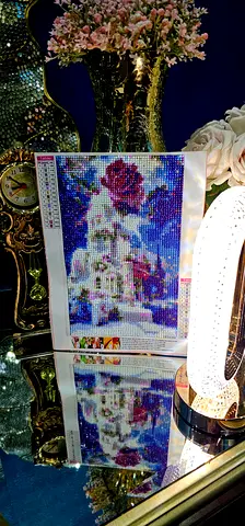 Castle diamond art decor