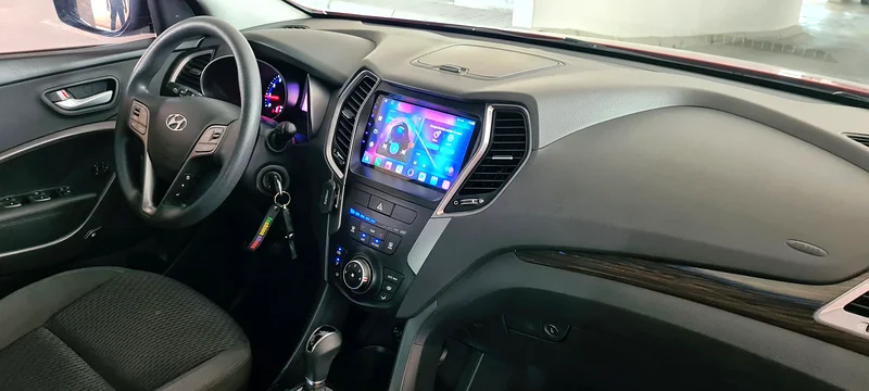 BEST !!! ACCIDENT FREE LOW KMS MID OPTIONS SANTA FE GCC !!!63151401044099114