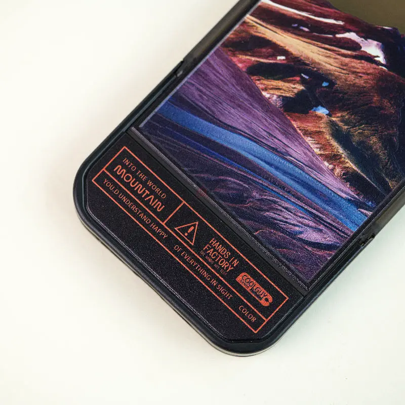 13 pro max case Stunning Mountain-Themed Mobile Phone Case