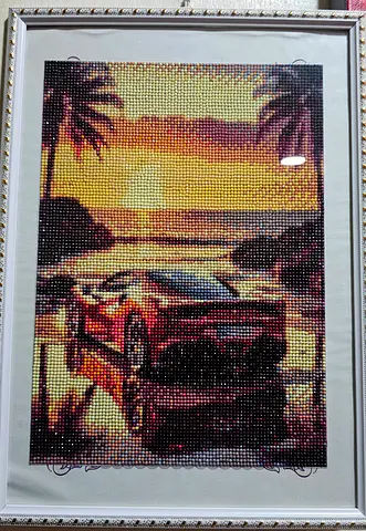 Car diamond art decor