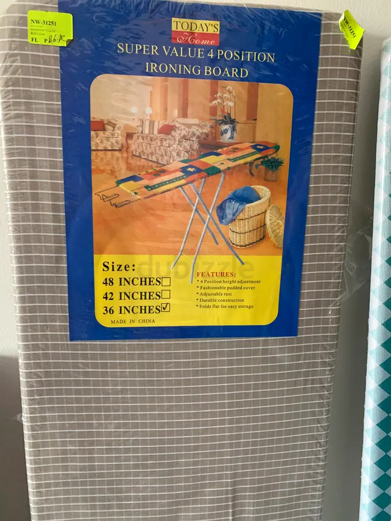 Ironing Made Easy with This Premium 4-Position Ironing Board!