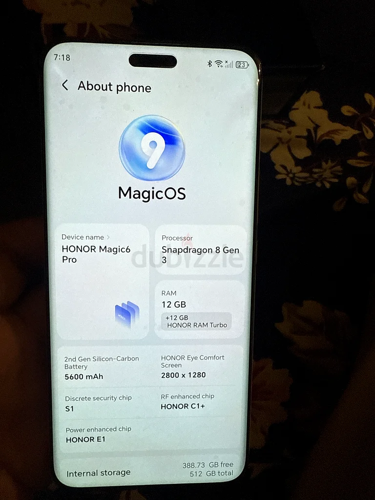 Stylish honor magic 6 proPhone with Unique Design - Like New63214898790785113