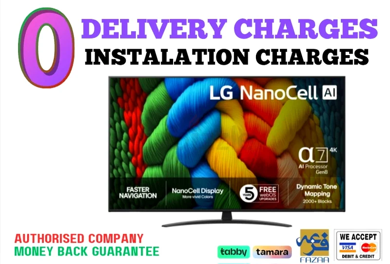 LG 75 inch Smart NanoCell TV -4K - 《1 Year Warranty》63265095363330118