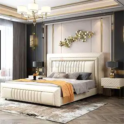Luxurious Modern Bed with Elegant Design