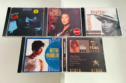 5 Aretha Franklin Music CD’s