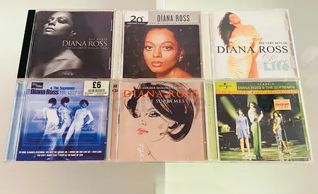 6 Diana Ross Music CD’s