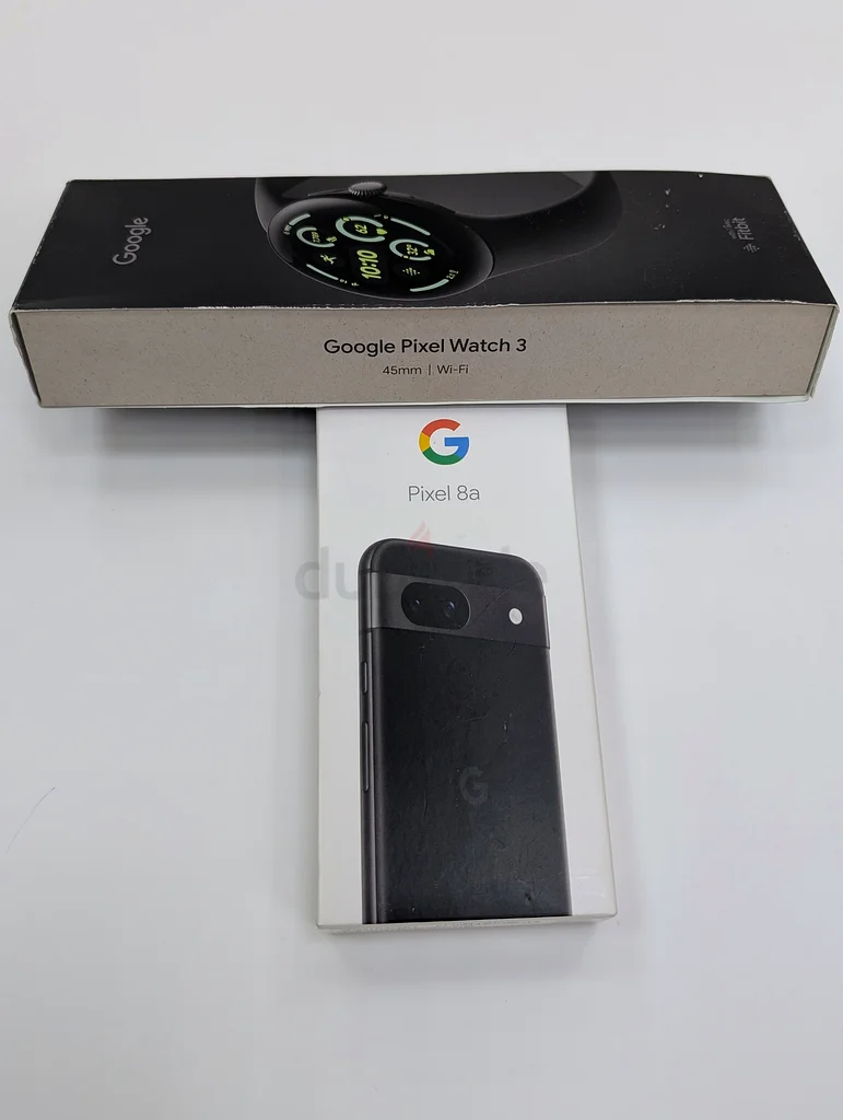 Golden offer! Google Pixel 8a 256GB + original Pixel Watch 3 45mm  
At an unbeatable price: 2199 AED63262940204419112