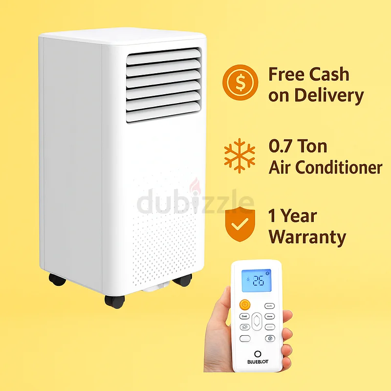 مكيف هواء محمول دالمو جديد بالكامل ● 3 في 1 ● 0.7 طن ● ضمان سنة واحدة632645839416331115