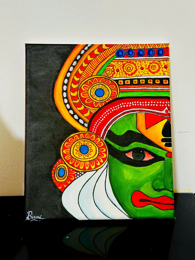 Hand painted Kadhakali Design63208392573699112