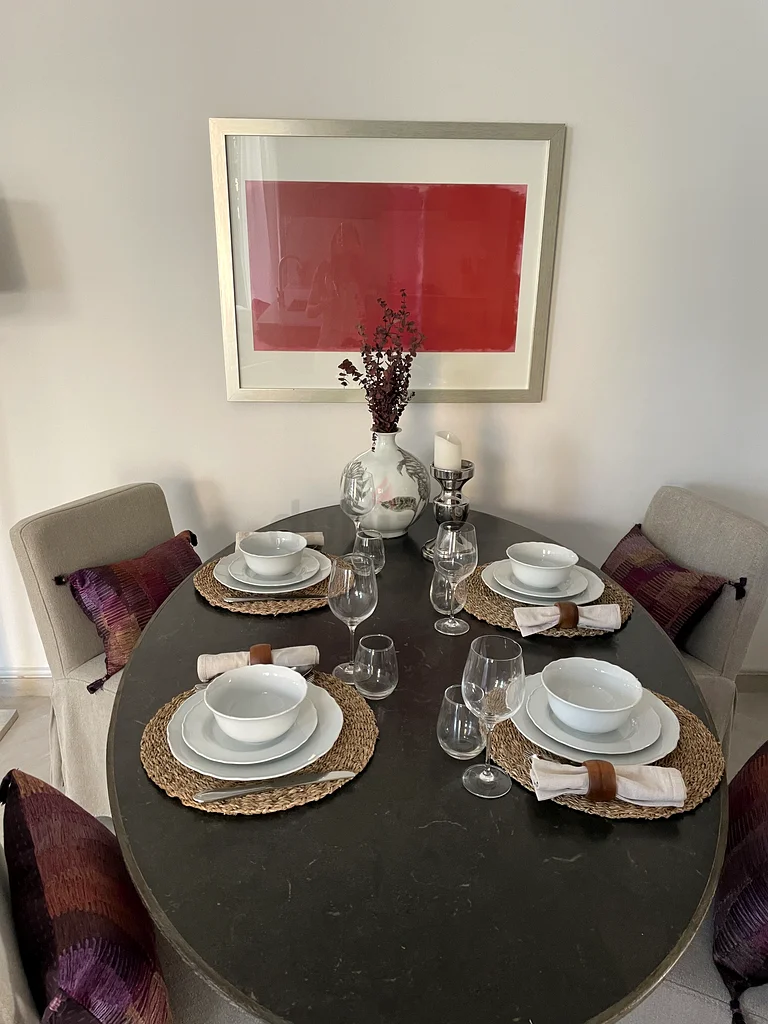 MarinaHome Dining Table Blue Stone63217330549121113