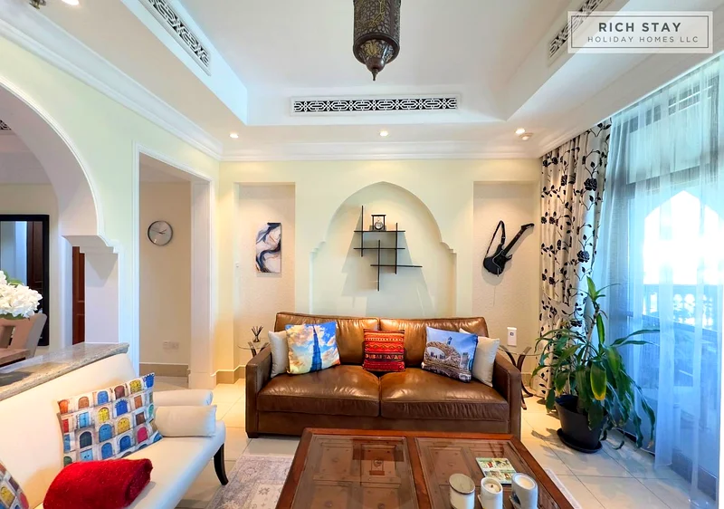2BR in Souk Al-Bahr | Top Floor | Dubai Mall & Address Hotel view63817694003715110