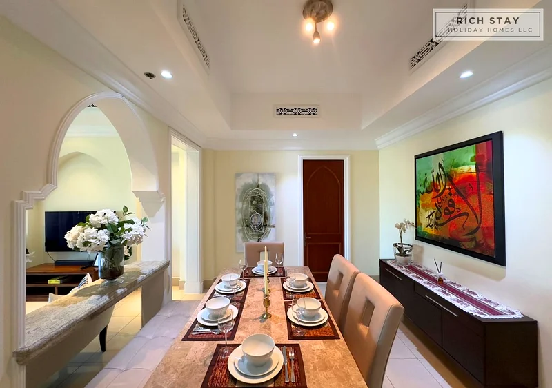 2BR in Souk Al-Bahr | Top Floor | Dubai Mall & Address Hotel view63817694003715114