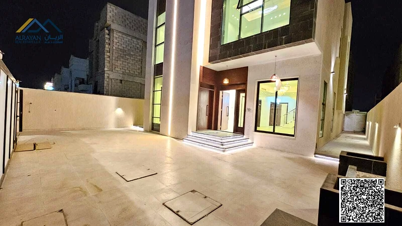 🌟 *Luxurious modern 5 bedroom villa in Al Helio 2, Ajman | Amazing pool, prime location & excellent finishes* 🌟63897523836675113
