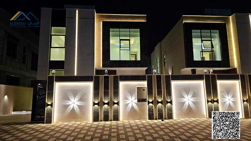 🌟 *Luxurious modern 5 bedroom villa in Al Helio 2, Ajman | Amazing pool, prime location & excellent finishes* 🌟63897523836675112