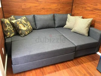 IKEA L shape sofa bed